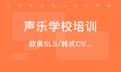 歐美SLS/韓式CV唱法一對一教學(xué)精品